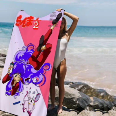 New Ranma 1/2 Microfiber Beach Towel
