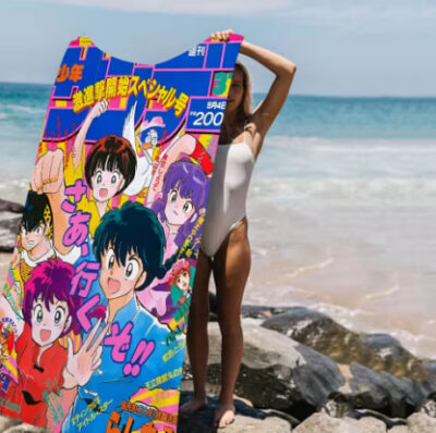 Ranma 1/2 Anime Beach Towel