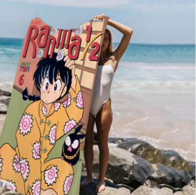 Ranma 1/2 Microfiber Beach Towel