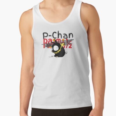 Ranma 1/2 Logo Blue Background Tank Top