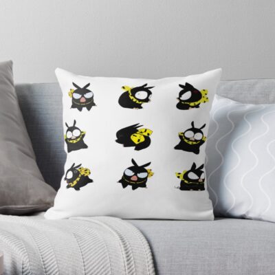P Chan Pattern 7 Pigs Ranma 1/2 Throw Pillow