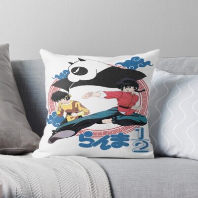 Ranma 1/2 New Design Throw Pillow