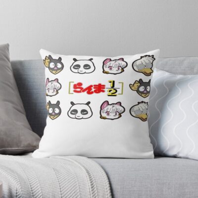 Ranma 1/2 Poster V3 Throw Pillow