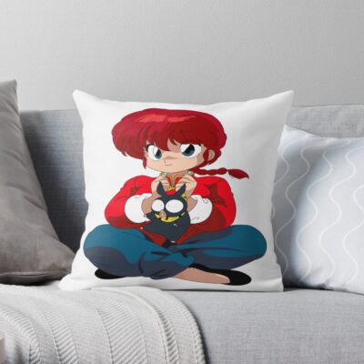Ranma 1/2 New Arrival Throw Pillow