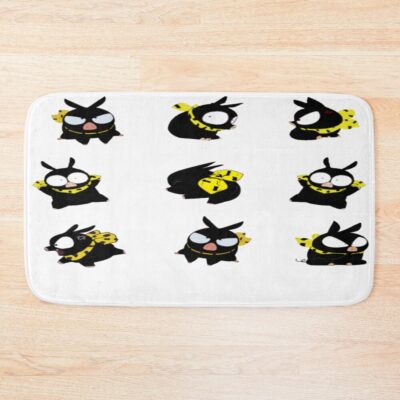 P Chan Pattern 7 Pigs Ranma 1/2 Bath Mat