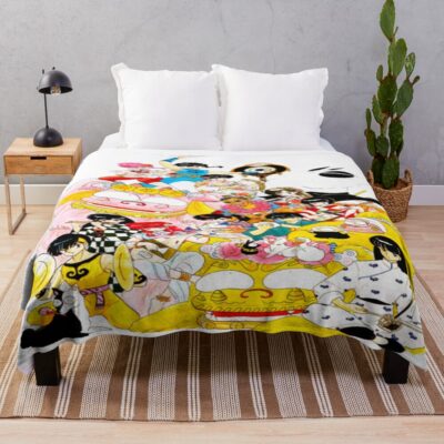Ranma 1/2 Manga Illustration Throw Blanket