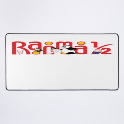Ranma 1/2 Funny Logo Yellow Backround Mouse Pad