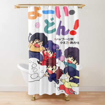 Ranma 1/2 Love Ranma Shower Curtain