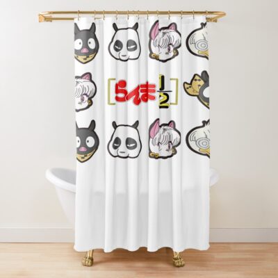 Ranma 1/2 Poster V3 Shower Curtain
