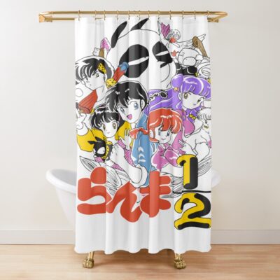 Ranma 1/2 Changing Warrior Shower Curtain
