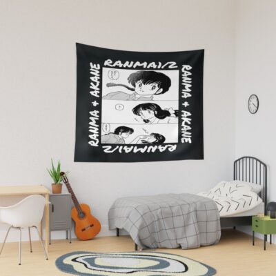 Ranma 1/2 Ranma X Akane Manga Tapestry